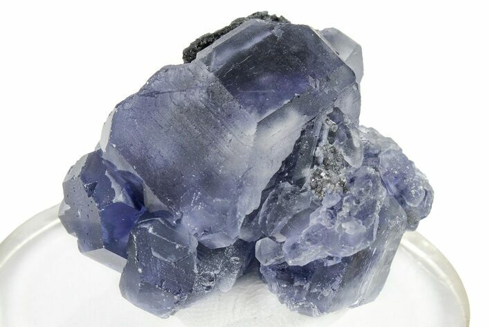Purple Cube-Dodecahedron Fluorite Cluster - China #246500